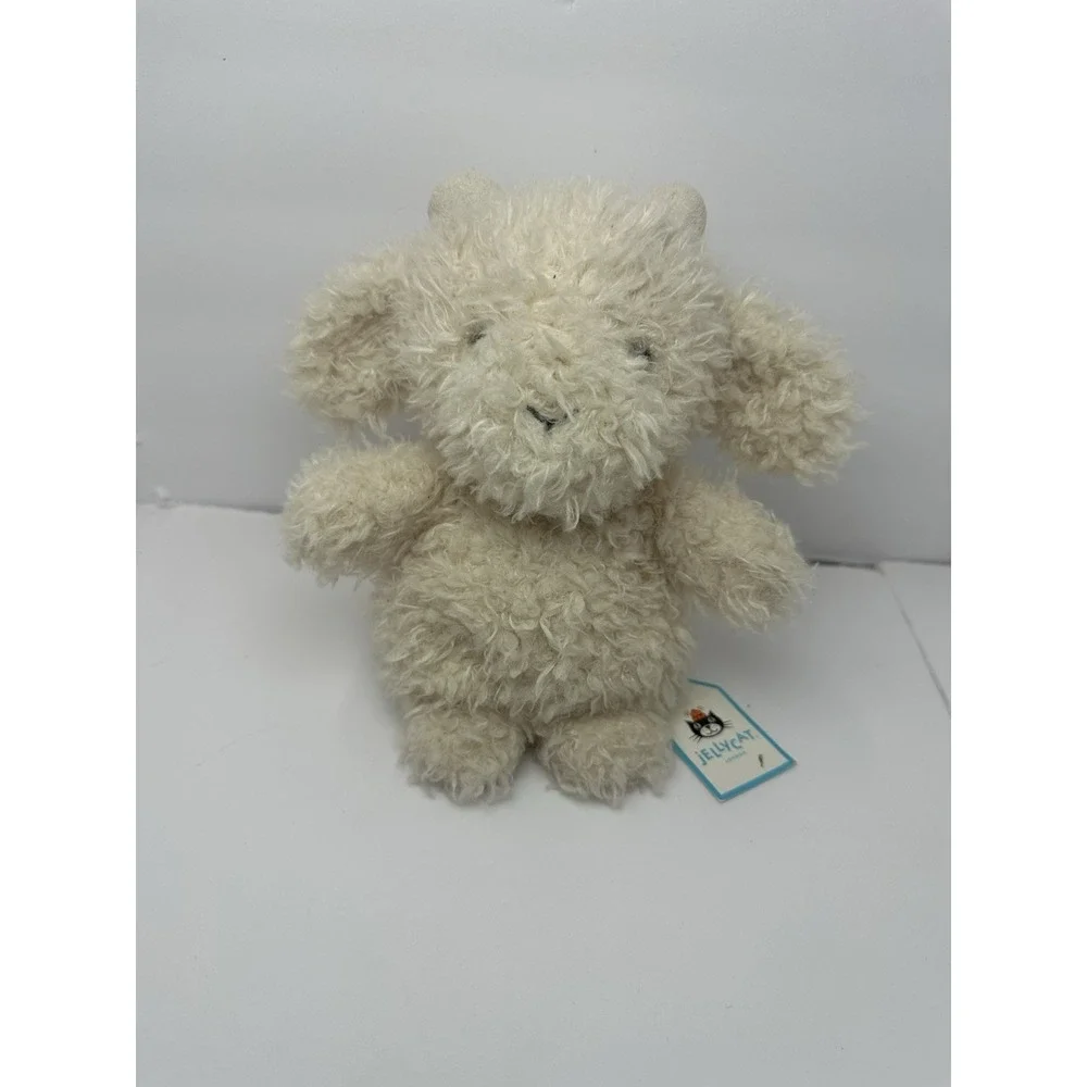Jellycat Little Goat Cream Plush Stuffed Animal Toy RARE JELLY9895IF BNWT